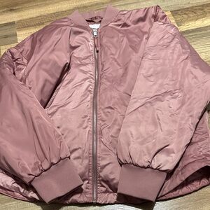 a new day Mauve Bomber Jacket